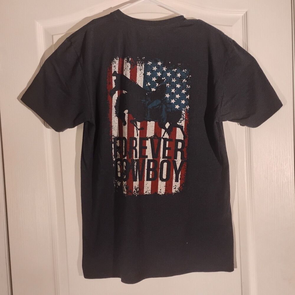 Cody James  tshirt mens M Medium blue forever cowboy western graphic tee rodeo - Picture 8 of 9